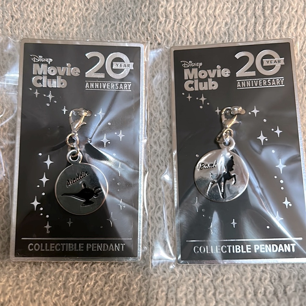 Disney Collectible Pendants NWOT